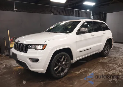 2021 Jeep Grand Cherokee 80Th Anniversary 4X4 z USA, uszkodzony, nr VIN 1C4RJFBG6MC528082